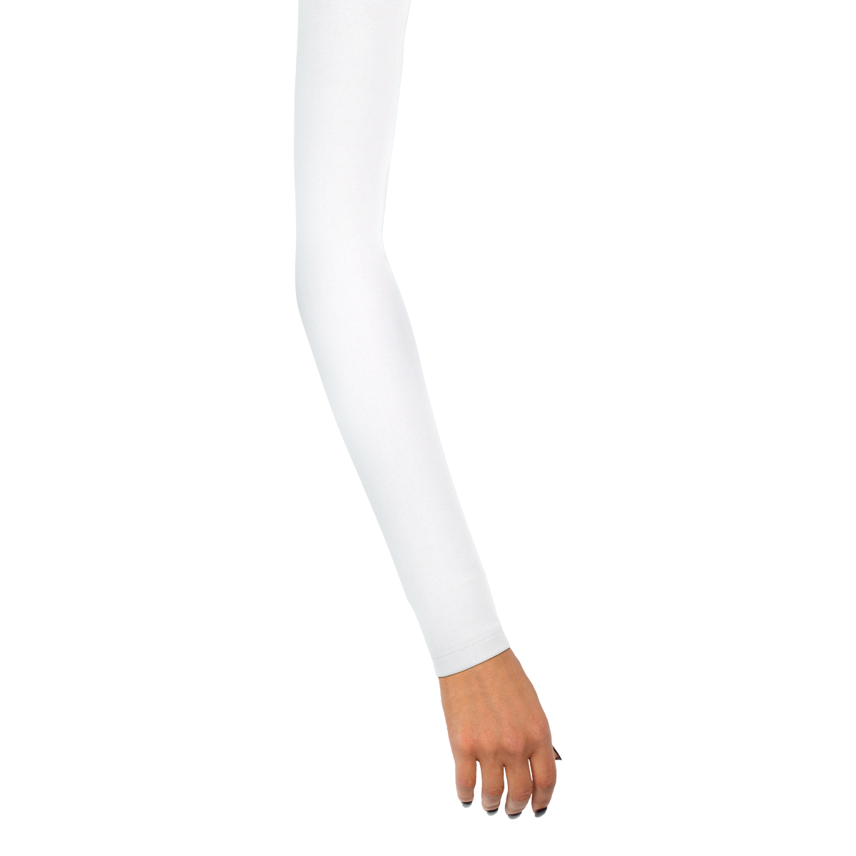 White Mesh Rouche Arm Sleeves - Alta 8