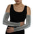 Light Grey Ribbed Velvet Arm Sleeves