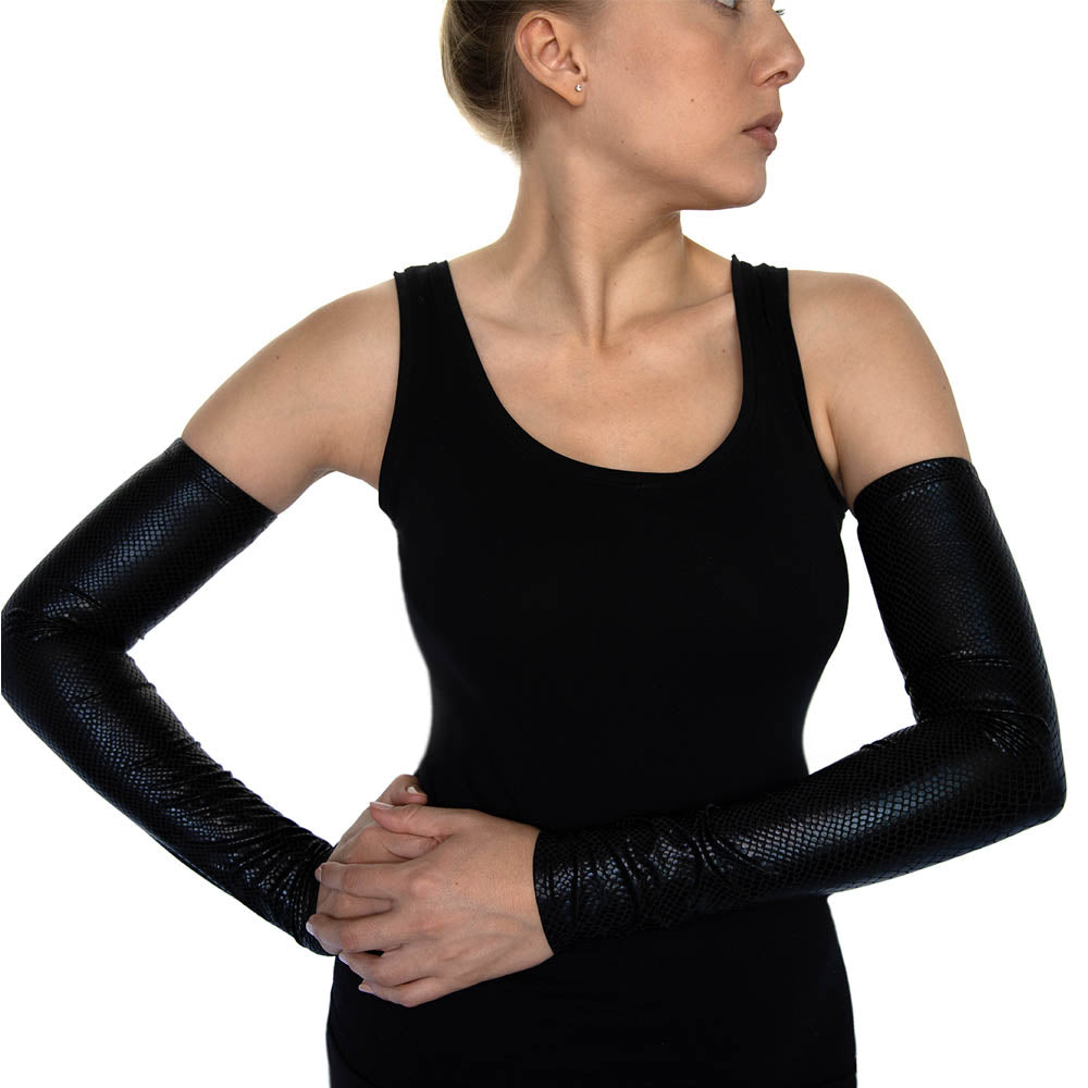 Anaconda - Fashion Arm Sleeves in Faux Leather - Alta 8