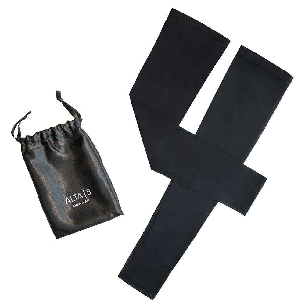 Stretch Black Jersey Fashion Arm Sleeves Alta 8